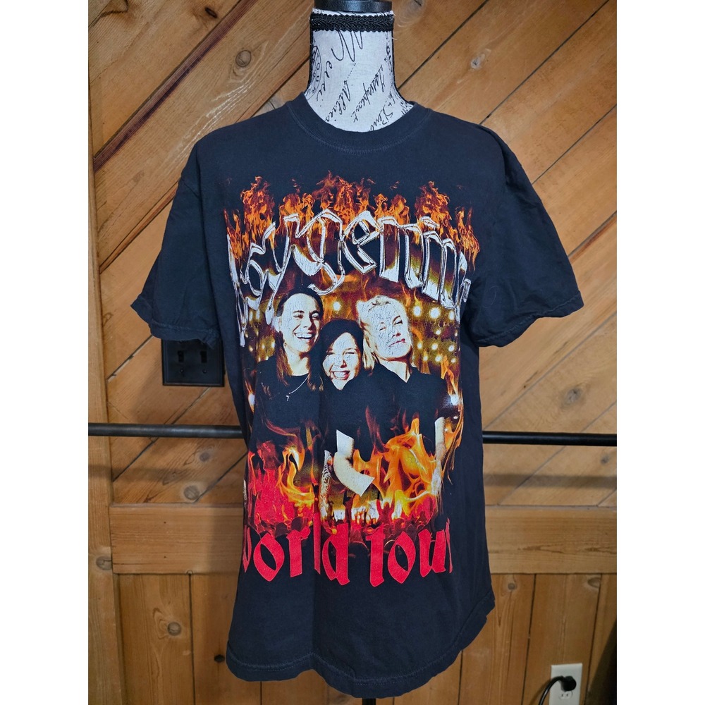 Boygenius World Tour 2023 Graphic Shirt Black Medium Phoebe Bridgers Indie‎ Rock
